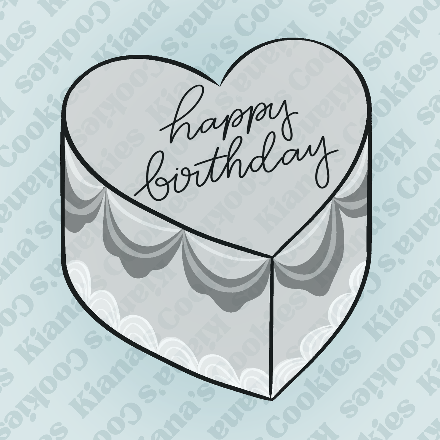 Heart Cake STL File
