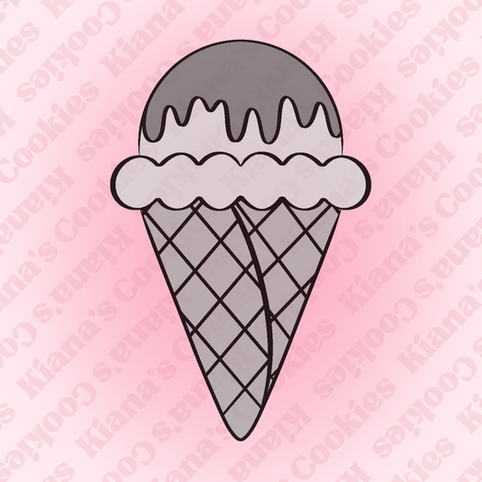 Ice Cream Cone #1 STL File